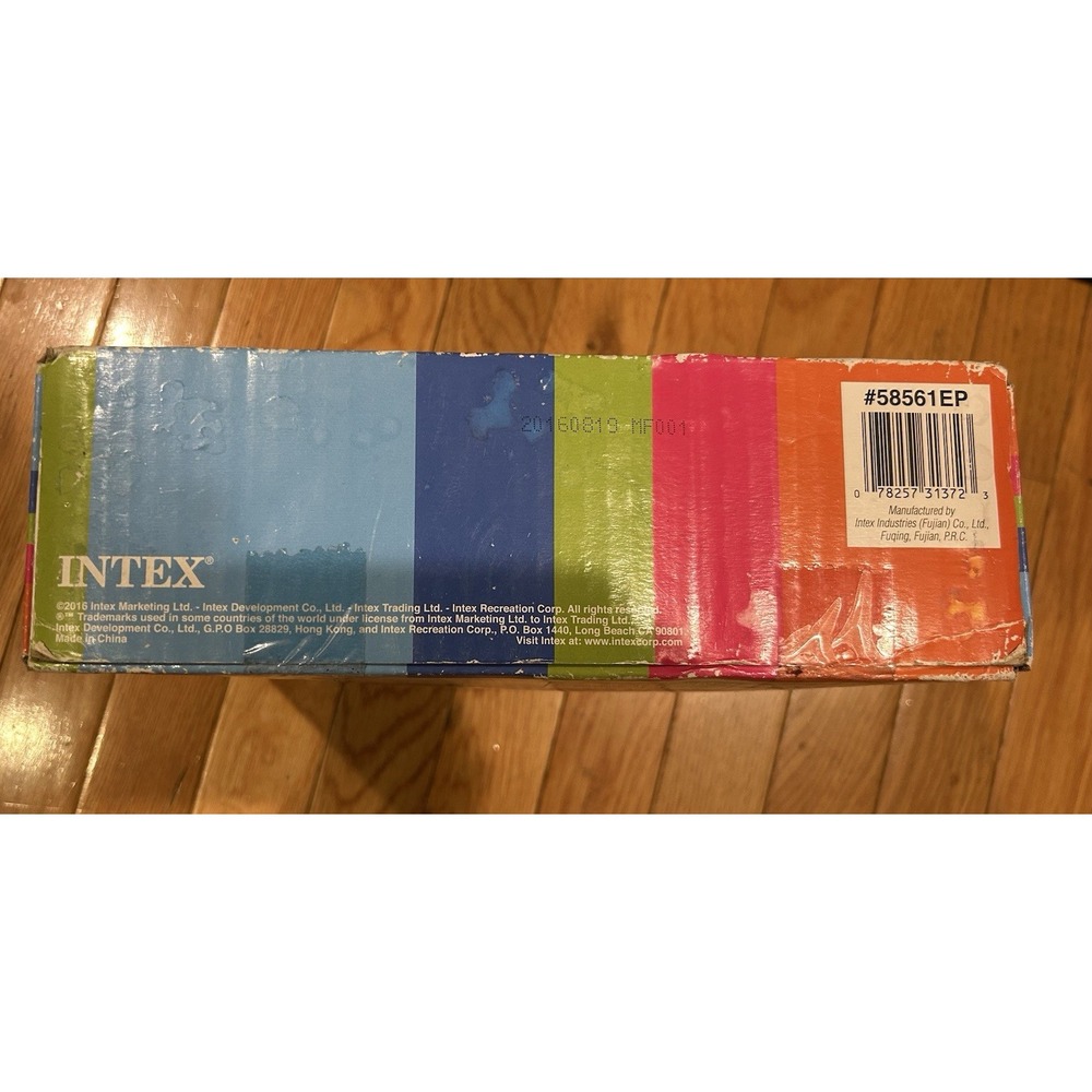 Intex Wet Set 2016 Inflatable Float Whale Ride-On Orca 76" x‎ 47" NEW Pool Toy - Picture 4 of 4